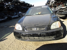1998 HONDA CIVIC EX BLACK 1.6L VTEC AT 2DR A15243